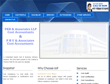 Tablet Screenshot of pkrandassociatesllp.com